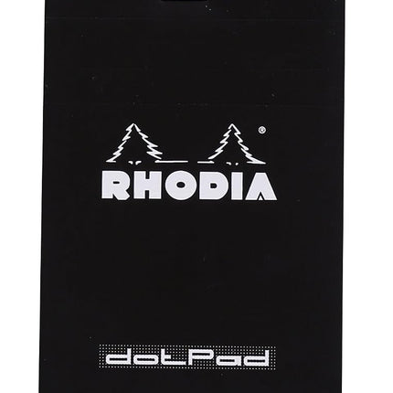 RHODIA 12559C - Stapled Notepad Dot pad N°12 Black