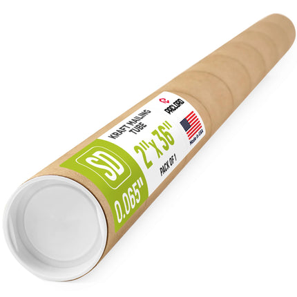 Paclord 2" x 36" Reinforced Kraft Paper Mailing Tu