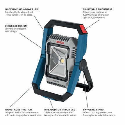 Proyector LED Bosch GLI18V-1900N de 18 V (herramienta básica)