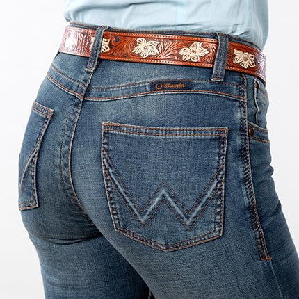 Wrangler Women's Willow Mid Rise Performance Waist Boot Cut Ultimate Riding Jean, Rebecca, 13-34, Rebecca, 13-34
