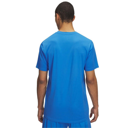 Under Armour Men's Challenger Train Short Sleeve, Lightweight and Quick-Drying Sports Top, Men's T-Shirt for Training, Gym and Casual Wear,Blue Atlantis / / High Vis Yellow,MD