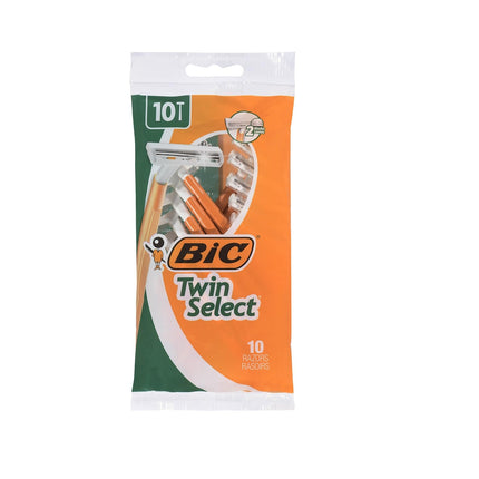 BIC Bic Twin Select Talla para hombre 10 unidades