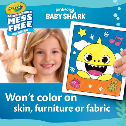 CRAYOLA Color Wonder Baby Shark, 6 Piece Set