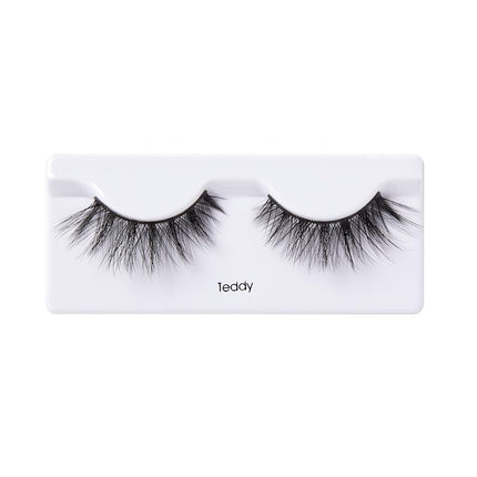 KISS Lash Couture Triple Push Up Collection, 3D Volume False Eyelashes with Triple Design Technology, Multi-Angles & Lengths, Cruelty-Free, Contact Lens Friendly, and Reusable, Style Teddy, 1 Pair