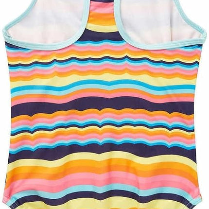 Speedo Girls Thin Strap One Piece Swimsuit (Pink, Large 12/14)