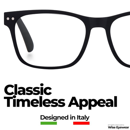 2 Pack Bulk Multi Focus 3 Power Progressive Reading Glasses - No Line (2 Pack Black, 1.00, x)