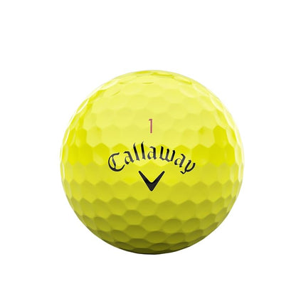 Callaway Golf Chrome Tour X Premium Golf Ball 2024, Yellow