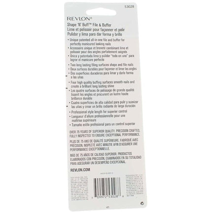 Revlon Shape 'N' Buff Nail File 1 ea (Pack of 3)