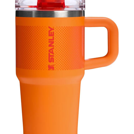 STANLEY Quencher ProTour Flip Straw Tumbler with Leakproof Lid 20 oz | Built-In Straw and Handle | Cup Holder Compatible for Travel | Insulated Stainless Steel Cup | BPA-Free | Goldenrod Fade