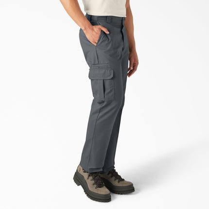 Dickies Men's Flex Regular Fit Cargo Pants, Charcoal, 36W x 32L