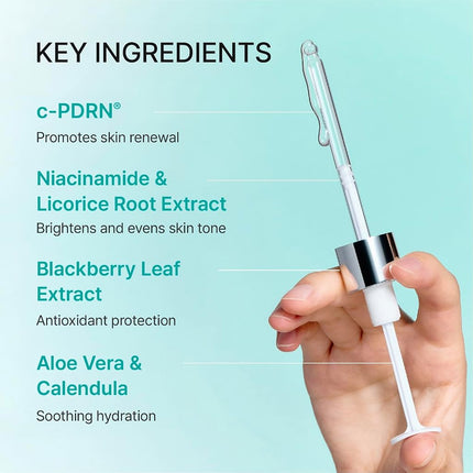 Rejuran® Healer Turnover Ampoule – Powerful Anti Aging Face and Neck Serum with c-PDRN®, Hyaluronic Acid