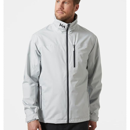 Helly Hansen Men's Crew Jacket, Grey Fog 2.0, L