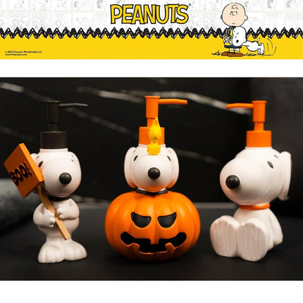 Peanuts Snoopy Soap/Lotion/Hand Sanitizer Resin Pump Dispenser, 10.23 Ounces, (Officially Licensed Product) by Franco Collectibles