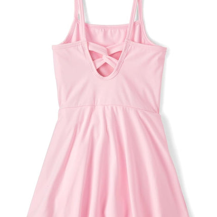 Robes de tennis athlétiques sans manches The Children's Place pour filles, Cameo, T-XL