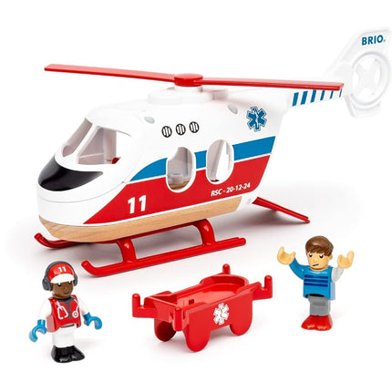 BRIO World Rescue Toy Helicopter for Kids Age 3 Ye