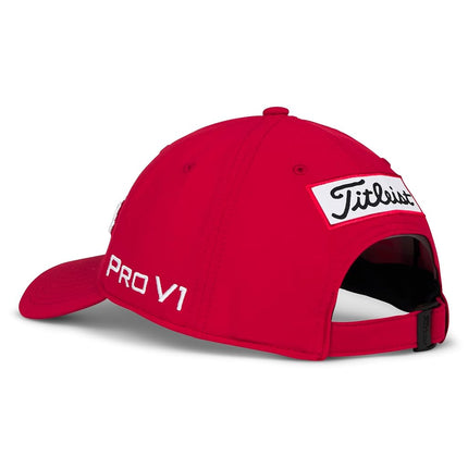 Casquette de golf Titleist Tour Performance Standard pour homme, Rouge/Blanc