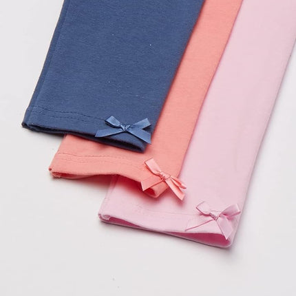 Hudson Baby Unisex Baby Cotton Pants and Leggings, Light Pink Blue, 12-18 Months