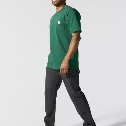 Carhartt Men's Loose Fit Heavyweight Short-sleeve Pocket T-shirt (Big & Tall), North Woods Heather, XXL Tall