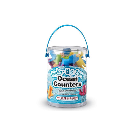 Learning Resources Under the Sea Ocean Counters, Tub of 72 (Packaging May Vary)