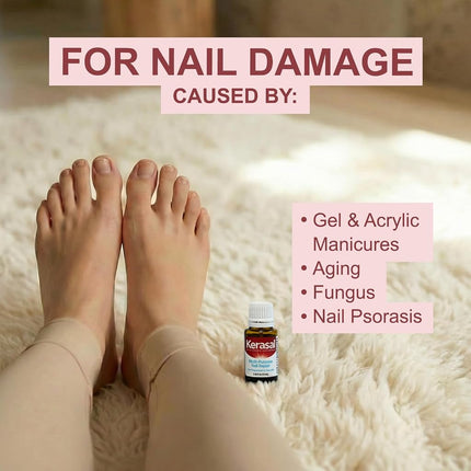 Kerasal Multi-Purpose Nail Repair, Nail Solution for Discolored and Damaged Nails, 0.43 fl oz