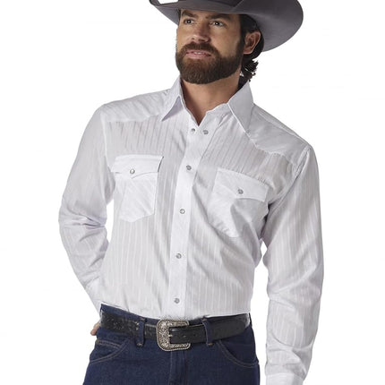 Wrangler Men's Sport Western Two Pocket Long Sleev