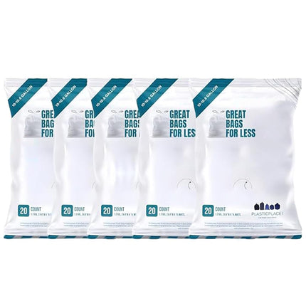 Plasticplace Custom Fit Trash Bags, Compatible wit