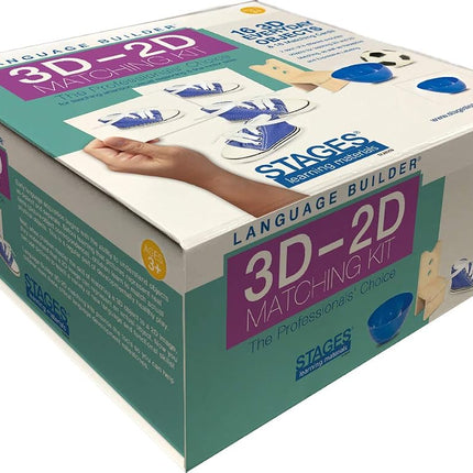 Stages Language Builder: Kit de Emparejamiento 3D-2D: Objetos Cotidianos de Learning Materials para Autismo y Terapia ABA
