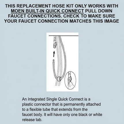 Moen Replacement Hose Kit for Moen Pulldown Kitchen Faucets