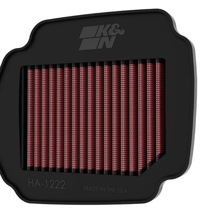 K&N Replacement Air Filter compatible with Honda Grom (125cc) 2022- & MXS125 (125cc) 2021- (HA-1222)
