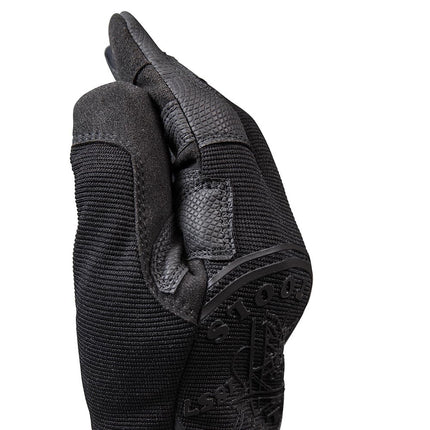 KLEIN TOOLS 40234 Wire Pulling Gloves, Extra Grip Work Gloves with Thumb Reinforcements and Grip Patches on Palm and Fingertips, Extra Large