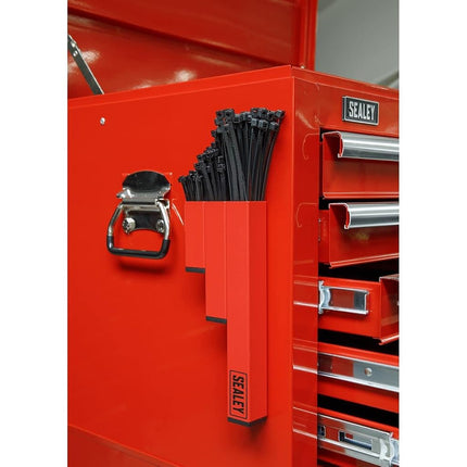 Sealey Magnetic Cable Tie Holder - Red - APCTH