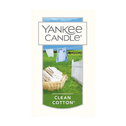 Yankee Candle Gel Car Jar Ultimate Ambientador Colgante Neutralizador de Olores Algodón Limpio (Paquete de 4)