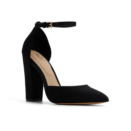 ALDO Women's Nicholes Block Heel Pumps, Black Other, 4 UK