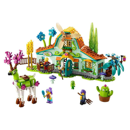 LEGO DREAMZzz 2-in-1 Stable of Dream Creatures Set, Fantasy Farm Toy with Deer Figure That Can Be Built in 2 Ways, Includes 4 TV Show Minifigures, Mythical Animal Playset for Kids, Girls, Boys 71459