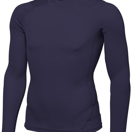 Under Armour Men's HeatGear Mock Langarm-t-Shirt, Midnight Navy (410), L Long