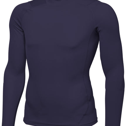 Under Armour Men's HeatGear Mock Langarm-t-Shirt, Midnight Navy (410), L Long