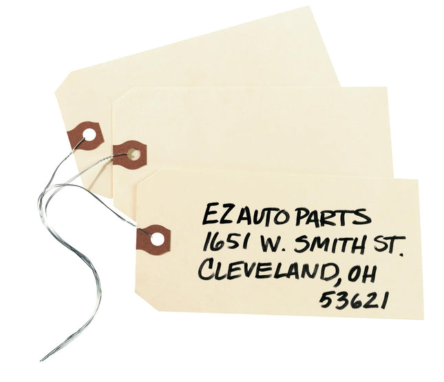 Avery Shipping Tags, Paper/Double Wire, 5.25 x 2.6