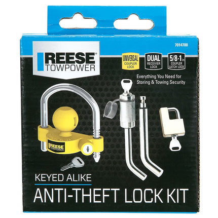 Reese Towpower 7014700 Tow 'N Store Lock Kit, Black