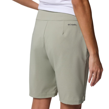 Columbia Womens All Seasons Long Short, Safari, Small/11 Inseam
