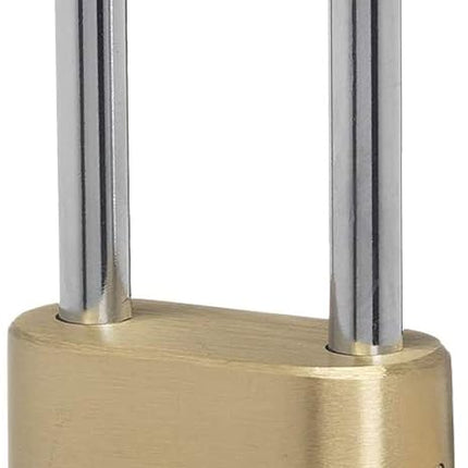 Master Lock 175DLH Set-Your-Own Solid Brass Padlock with 2-1/4-Inch Shackle, 2-Inch