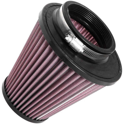 K&N Universal Clamp-On Air Filter: High Performance, Premium, Replacement Filter: Flange Diameter: 3.25 In, Filter Height: 5.4375 In, Flange Length: 0.78125 In, Shape: Round Tapered, RU-1637