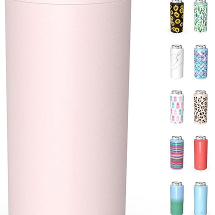 TILUCK Skinny Can Cooler, Stainless Steel Insulate