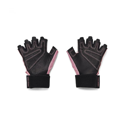 Under Armour Women's Weightlifting Glove, (697) Pink Elixir/Black/Black, XL