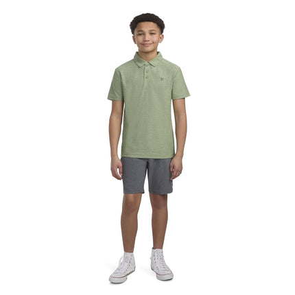 Polo de alto rendimiento Hurley para niños, Palm Green Heather, 4