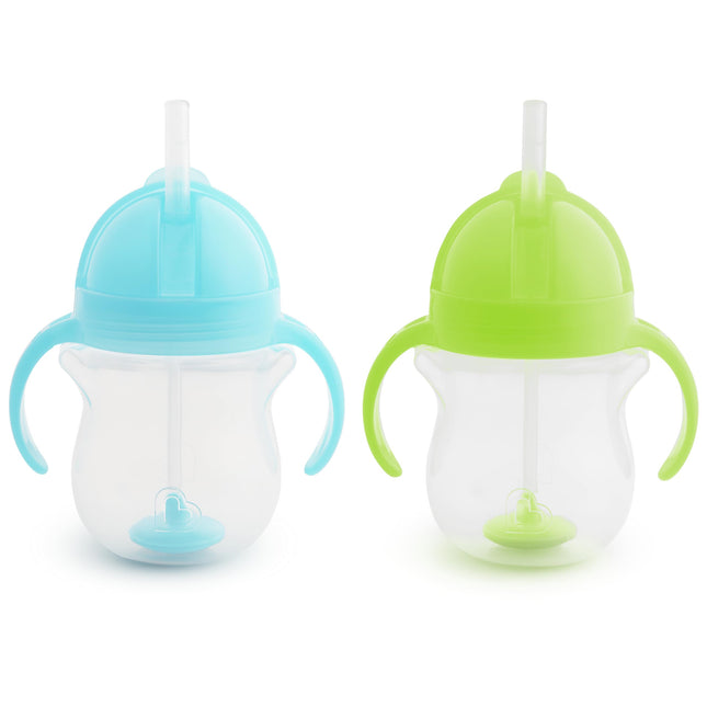 Munchkin Click Lock Weighted Straw Cup, 7 Ounce, B