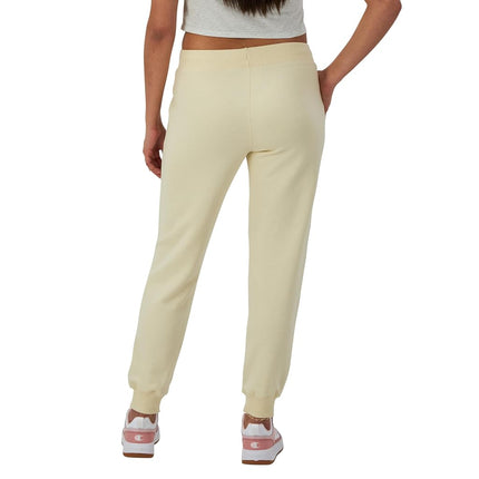 Champion Women's Joggers, Powerblend, Fleece, Warm and Comfortable Joggers for Women, 29" (Plus, Fresh Skin Tan Script, 2X