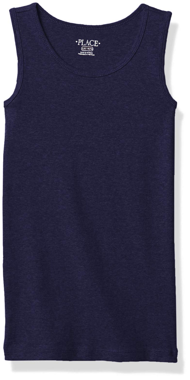 The Children's Place Girls' Uniform Basic Tank Top