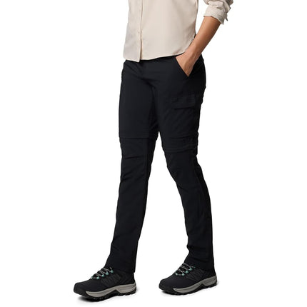 Columbia Women's Silver Ridge Utility Convertible Pant Hiking Convertible Trousers, Black, Size 8/R