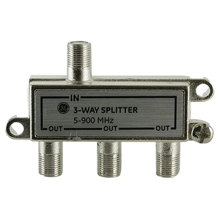 GE 3-Way Signal Splitter, for HDTV, Satellite, Ant