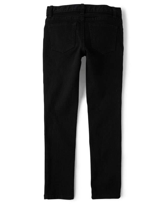 The Children's Place Jean super skinny pour fille, délavage noir, 6-7